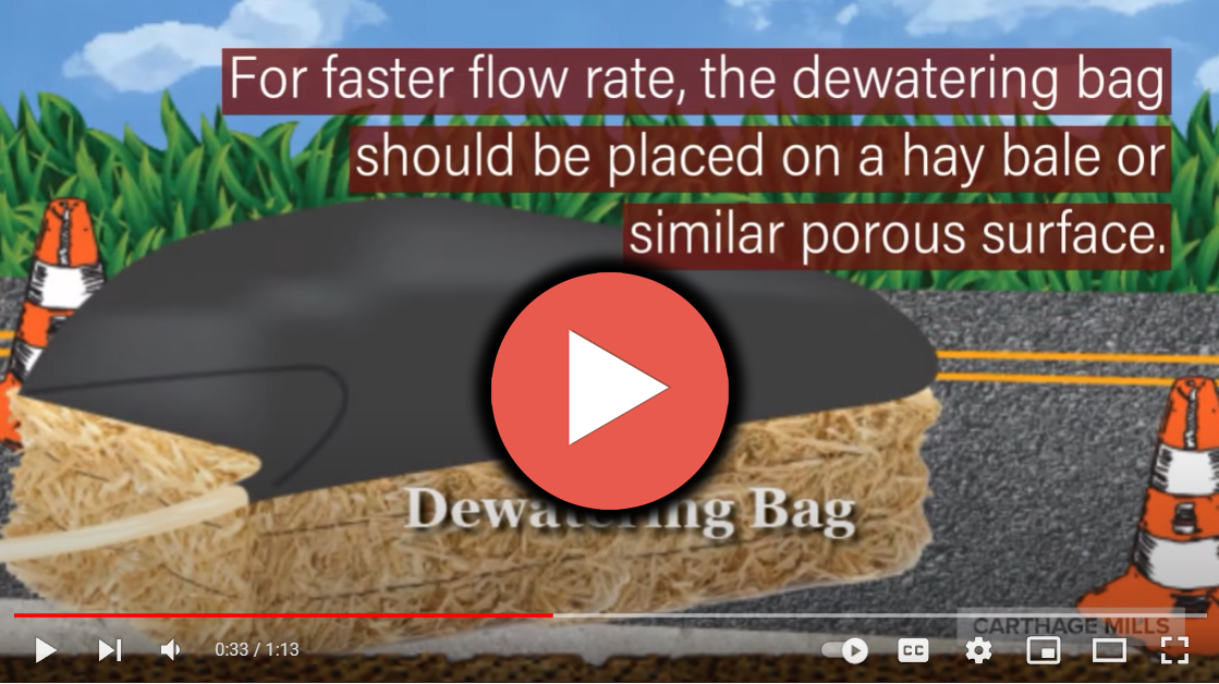 Construction Site Dewatering Bags